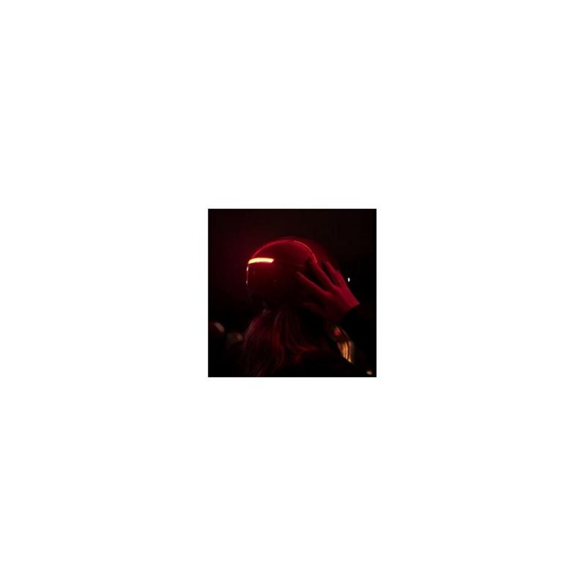 Overade Casque vélo Overade Life Ruby LED Rouge