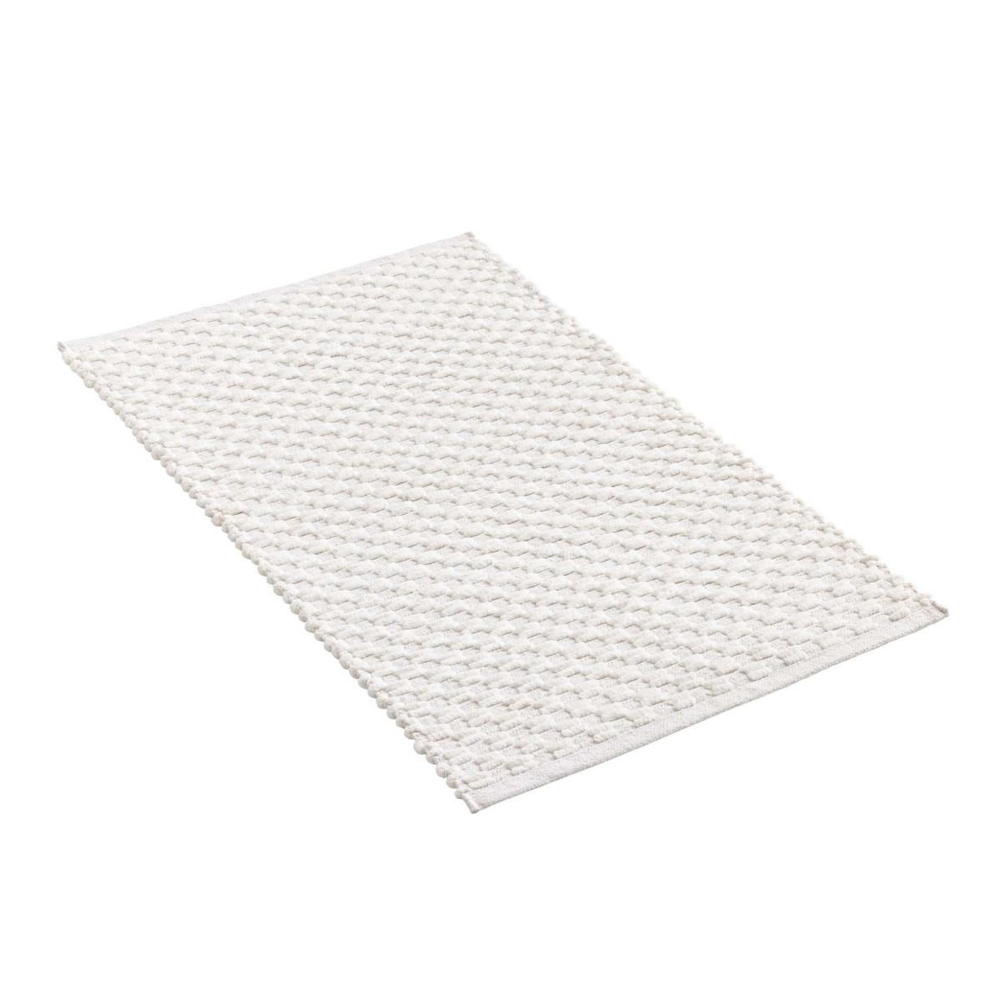 Voir la diapositive 2 : Douceur d'Intérieur Tapis de bain tissé  lois  50x80cm naturel