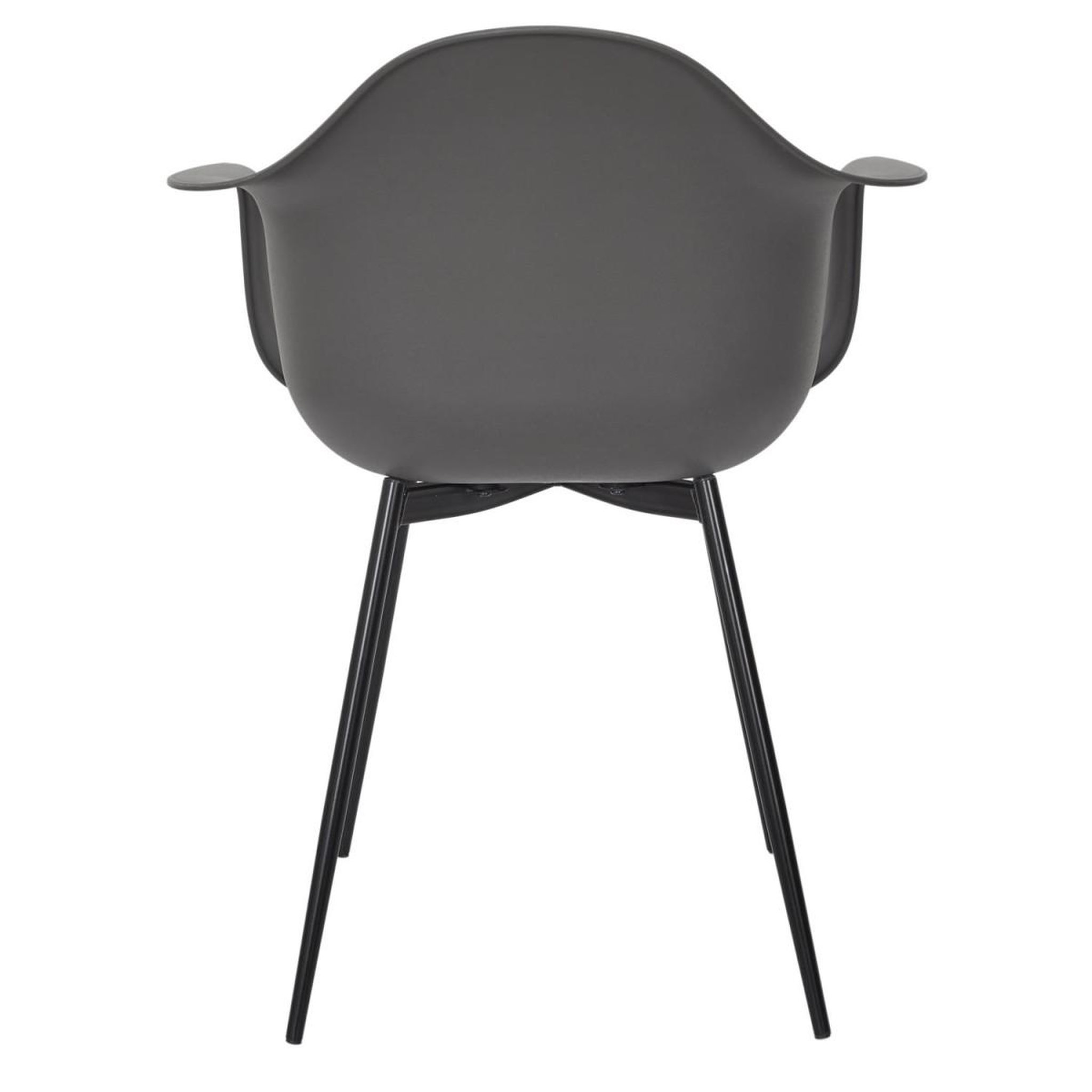 Voir la diapositive 6 : The Home Deco Factory Lot de 4 chaises fauteuil  gustav  85cm gris