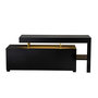 Voir la diapositive 1 : Habitat et Jardin Meuble TV en bois  Beliz  192 x 37 x 53 cm - Bois Noir