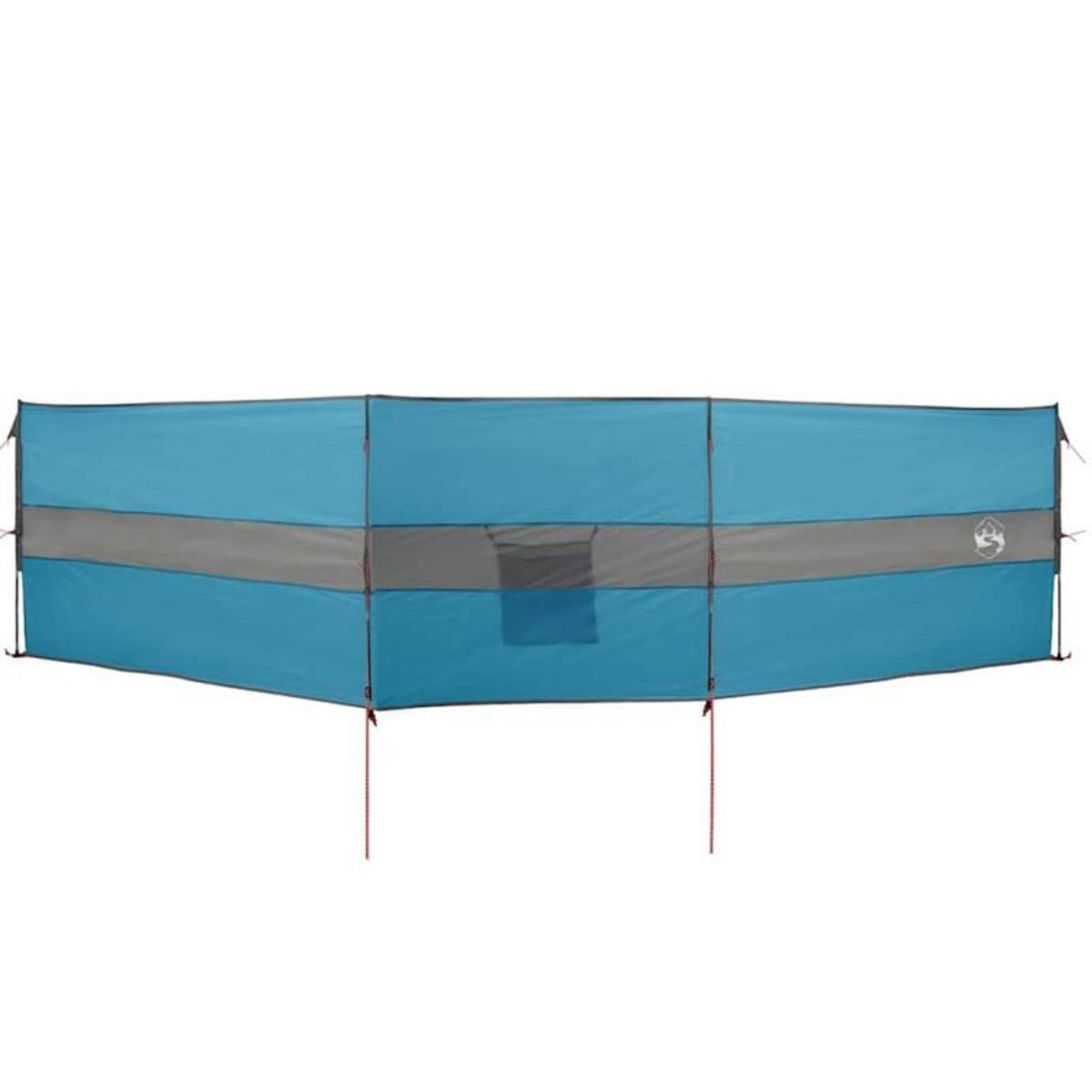 VIDAXL Brise vent de camping bleu 490x123 cm imperméable