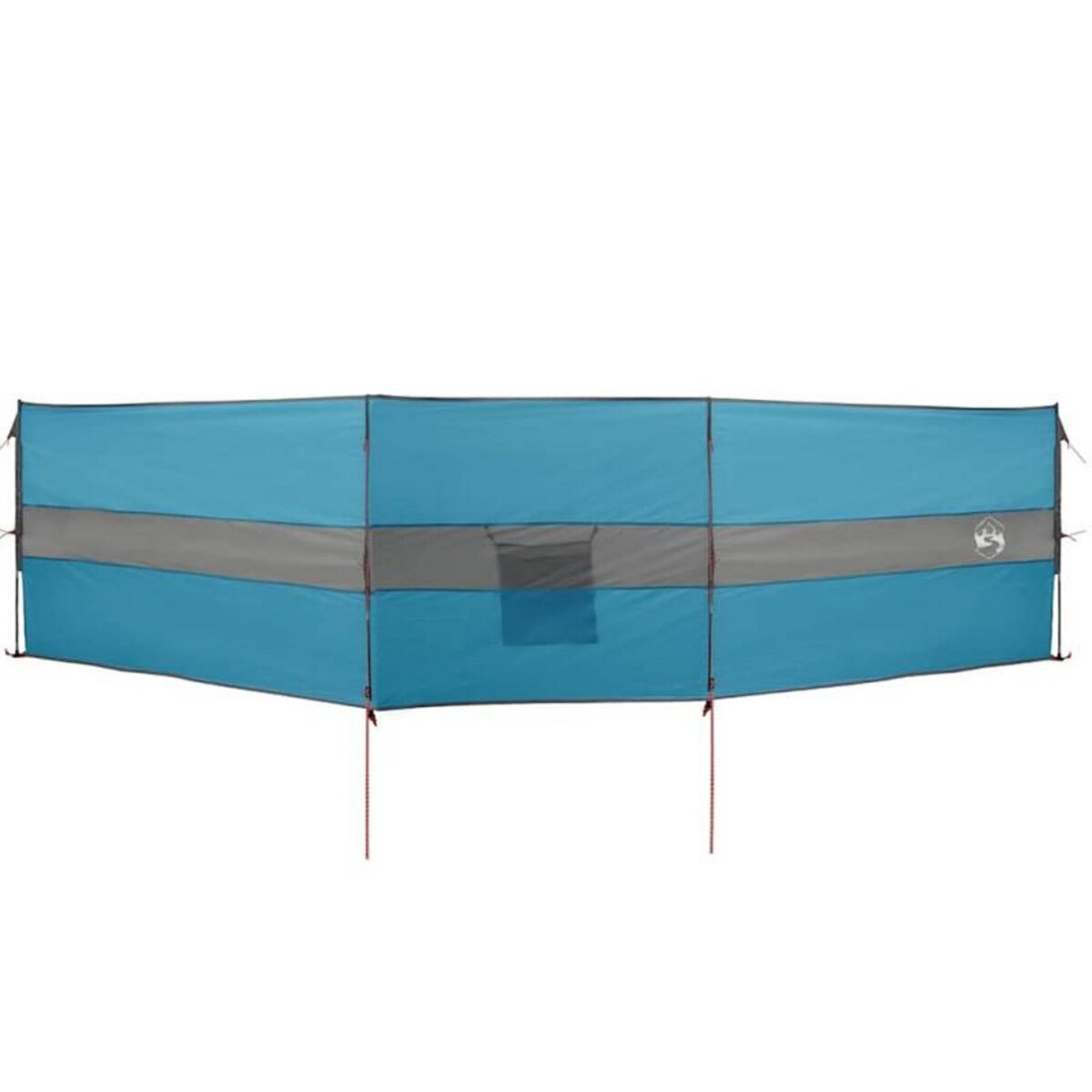 VIDAXL Brise vent de camping bleu 490x123 cm imperméable