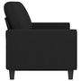 Voir la diapositive 4 : VIDAXL Canapé à 3 places Noir 180 cm Tissu