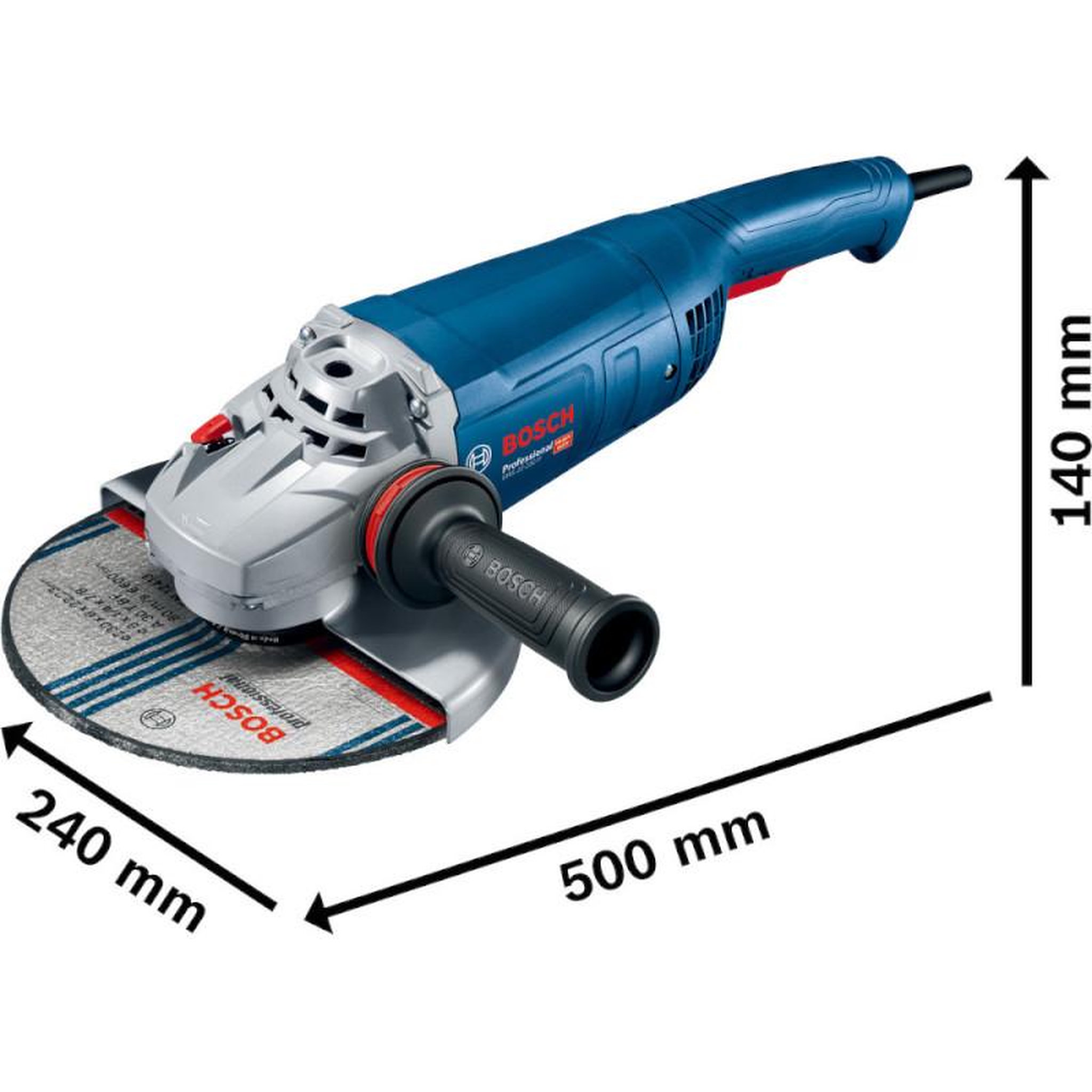 Voir la diapositive 2 : BOSCH Pack meuleuses (GW 22 230 P + GWS 1400) (sans batterie ni chargeur) BOSCH 0601824805