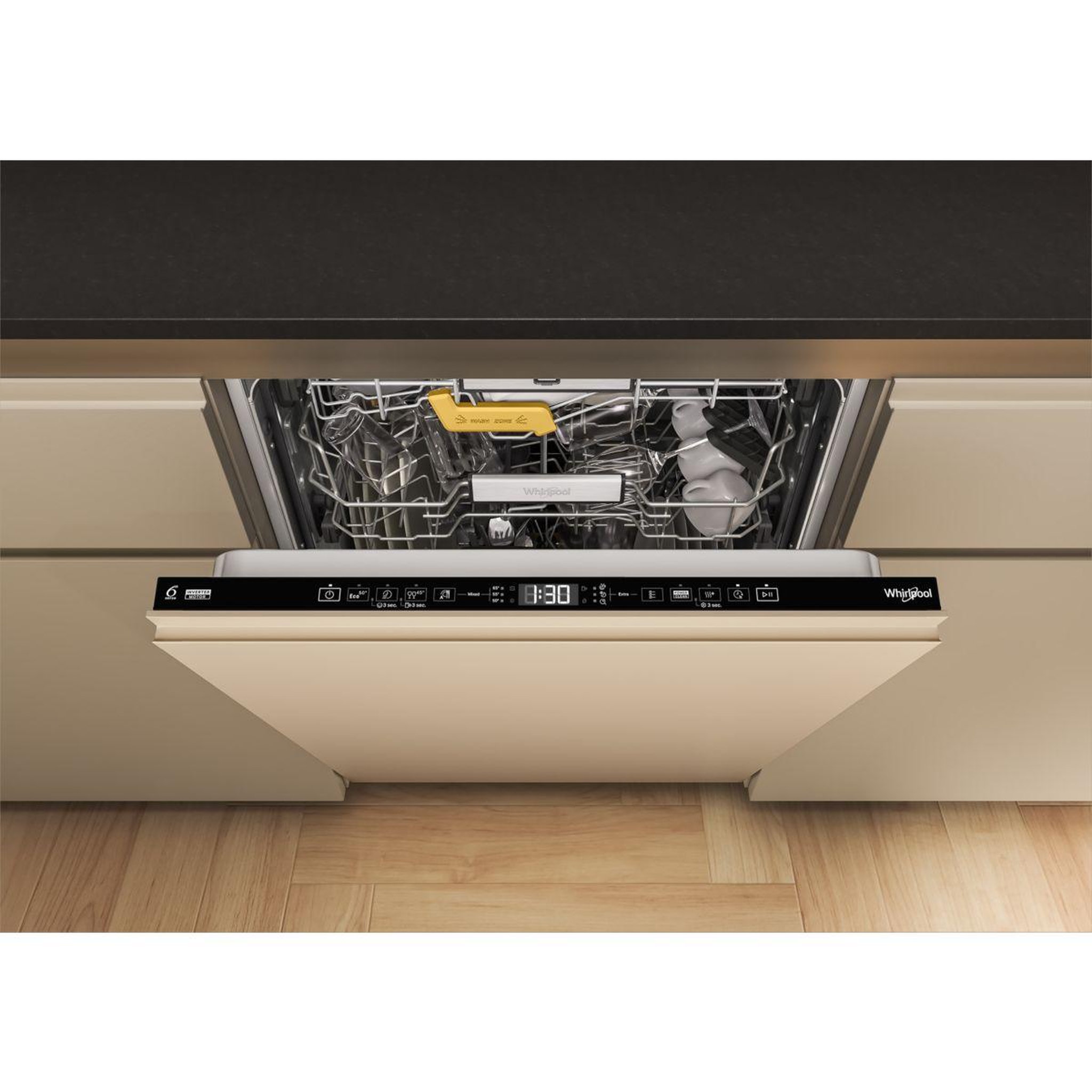Voir la diapositive 2 : Whirlpool Lave vaisselle encastrable w8iht40t maxispace spaceclean