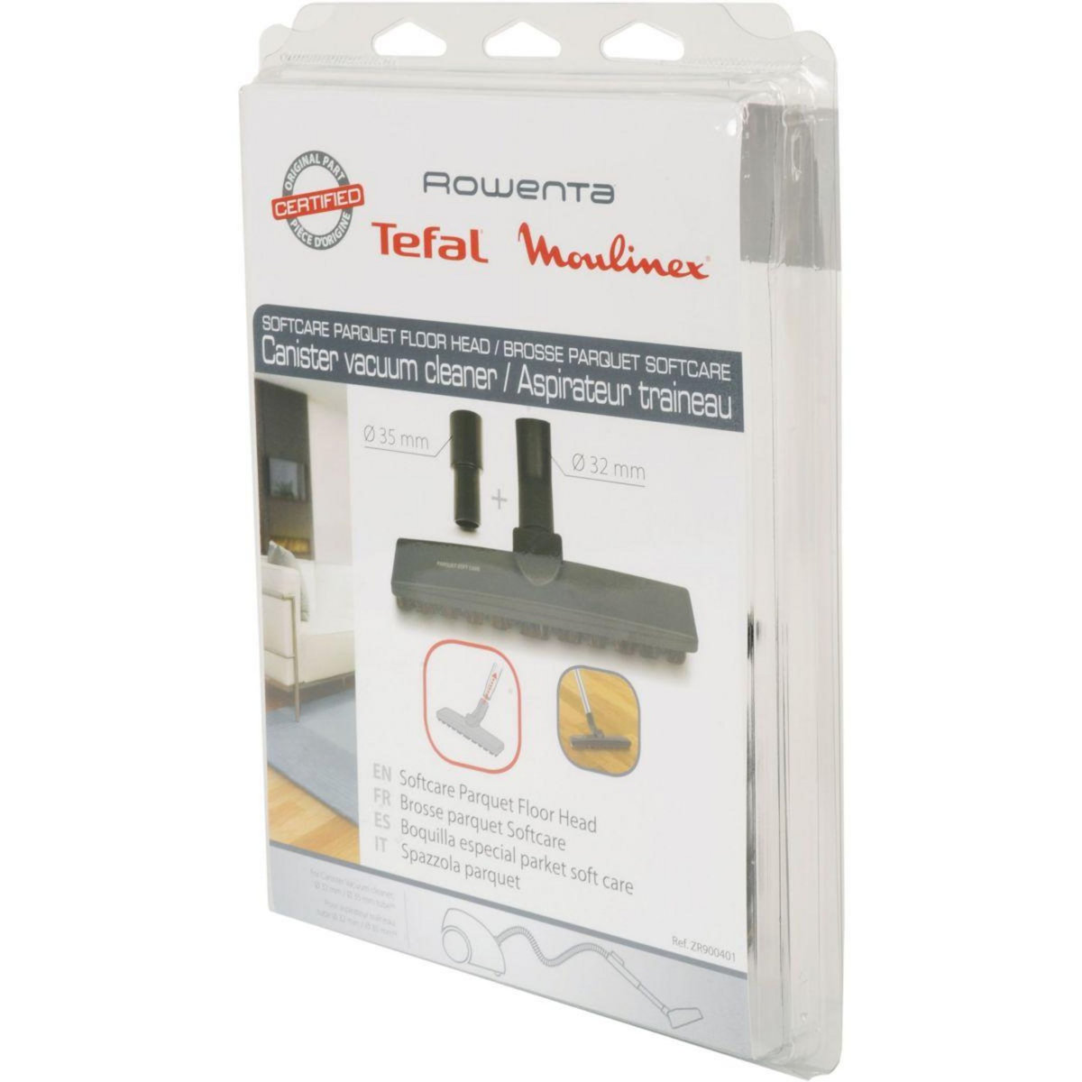 ROWENTA Brosse parquet ZR900401