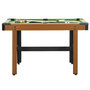 Voir la diapositive 2 : VIDAXL Table de billard 4 pieds 122x61x76 cm Marron