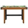 Voir la diapositive 2 : VIDAXL Table de billard 4 pieds 122x61x76 cm Marron