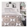 Voir la diapositive 1 : Today Parure de lit 2 personnes -TODAY - 240x200 cm - 100% Coton - Beige, Noir et Blanc