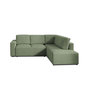 Voir la diapositive 6 : LISA DESIGN Livy - canapé d'angle convertible - avec coffre - en velours côtelé - 5 places - droit