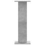 Voir la diapositive 5 : VIDAXL Supports de haut parleurs 2 pcs gris béton bois d ingénierie