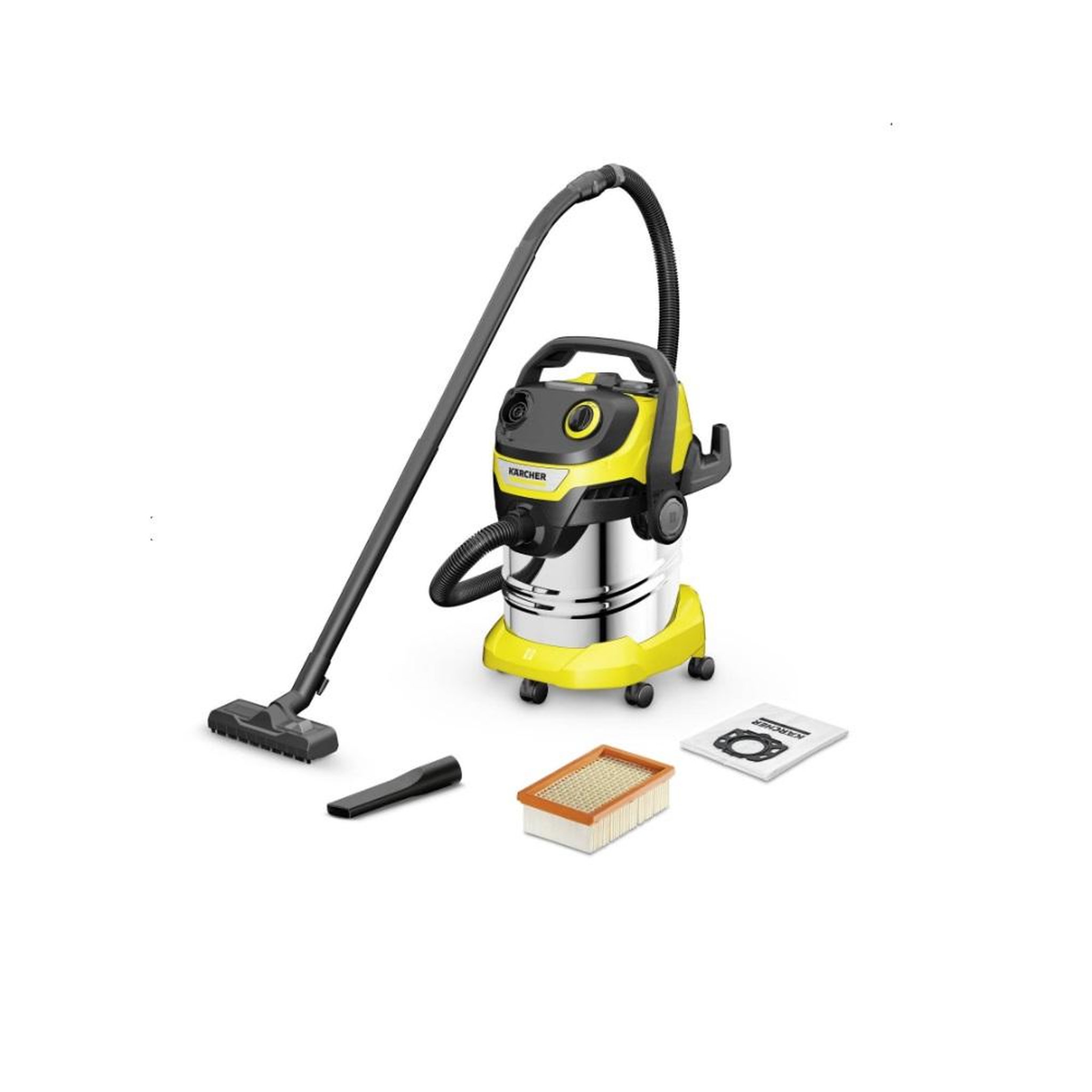 KARCHER Aspirateur cuve eau et poussière 25l 1100w - wd5