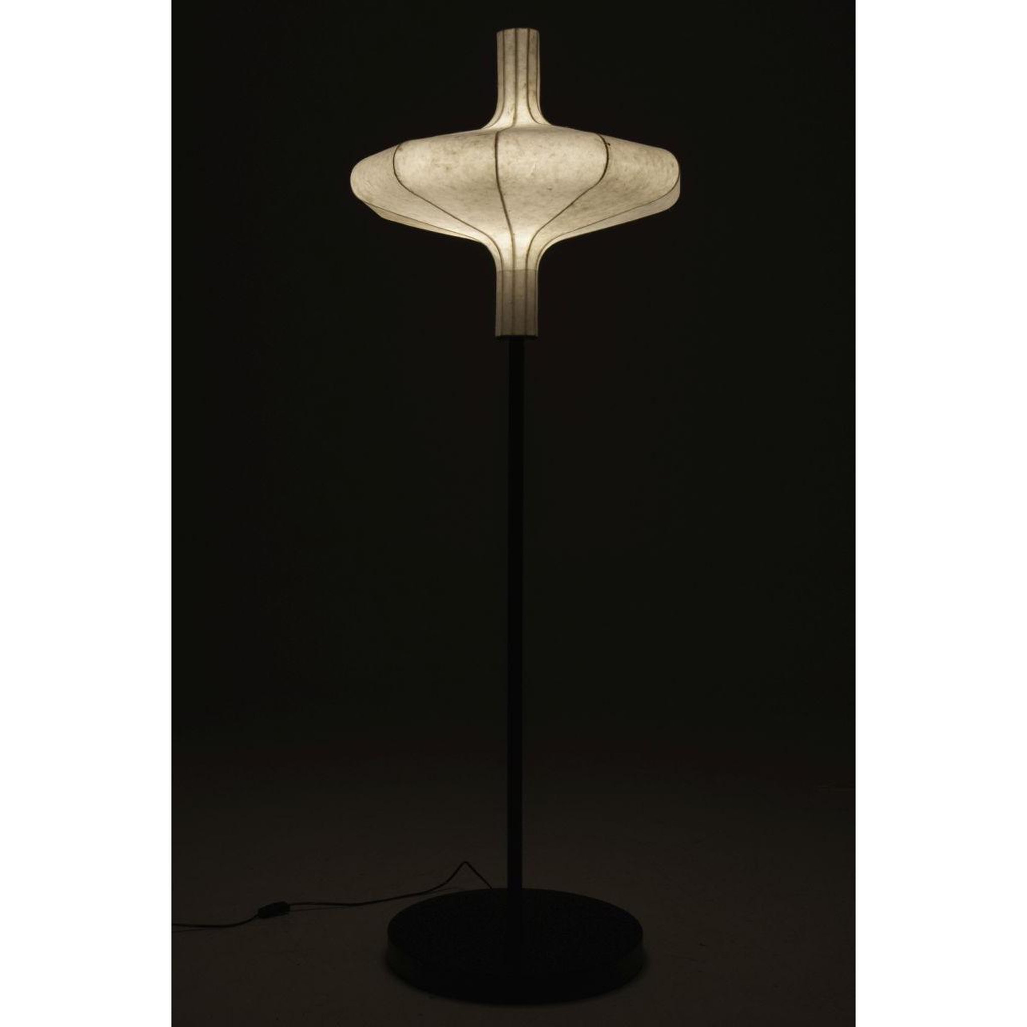 Voir la diapositive 3 : J-LINE Lampadaire design  jed  160cm naturel