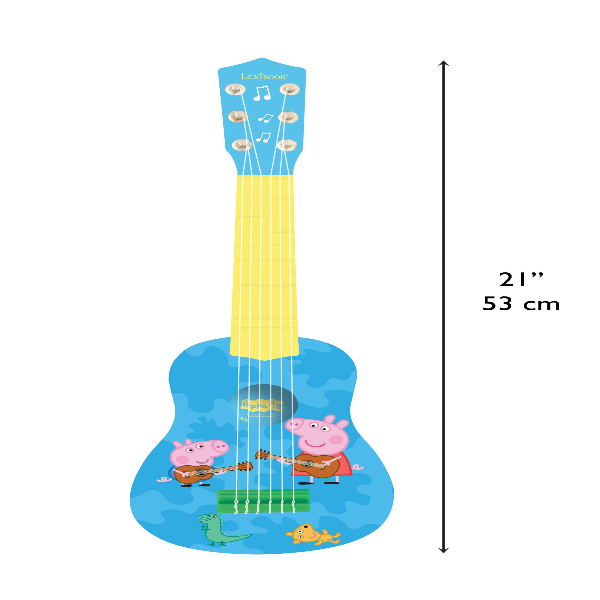 Voir la diapositive 4 : Lexibook Ma première Guitare Peppa Pig