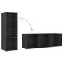 Voir la diapositive 5 : VIDAXL Ensemble de meubles TV 3 pcs Gris Bois d'ingenierie