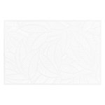 SECRET DE GOURMET Set de Table Design  Eda  30x45cm Argent