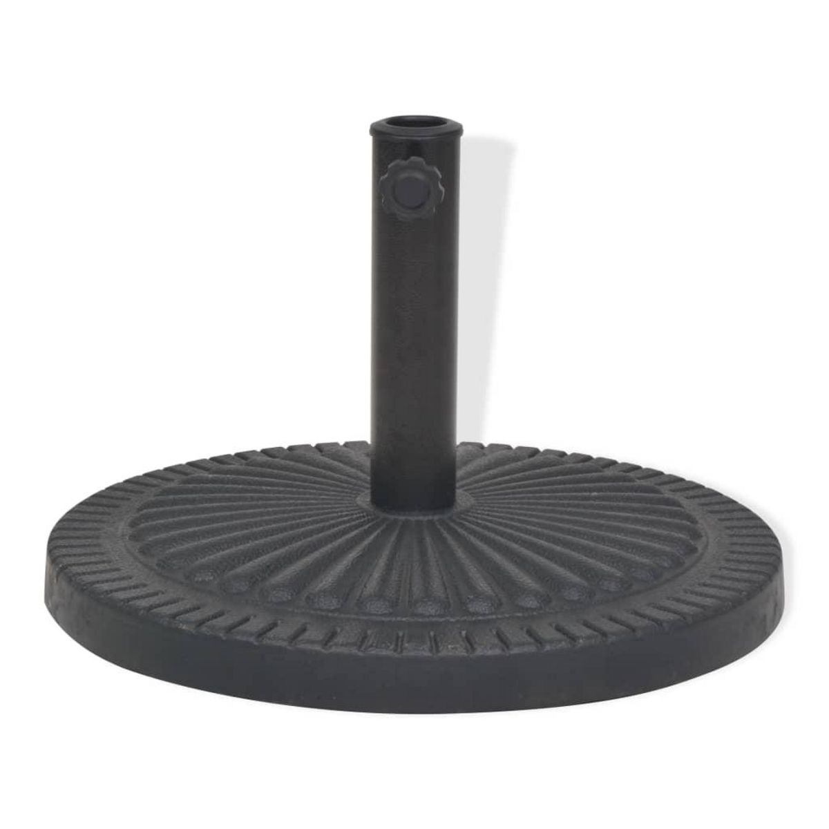 VIDAXL Socle de parasol Resine Rond Noir 29 kg