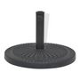 Voir la diapositive 2 : VIDAXL Socle de parasol Resine Rond Noir 29 kg