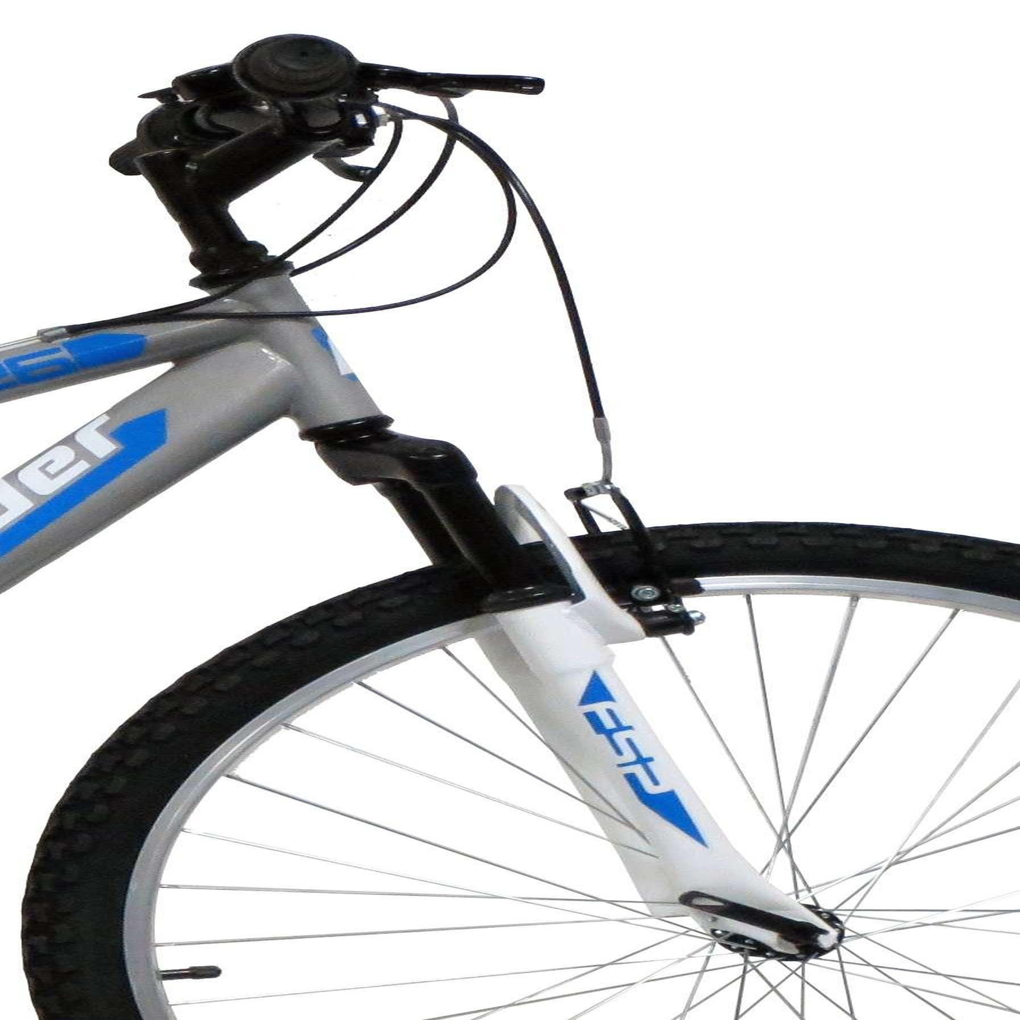 Voir la diapositive 4 : FREERIDER Vélo VTT 26'' Tout Suspendu   Freerider   équipé de 18 Vitesses - Freins V-Brake - Cadre Suspendu acier et Fourche télescopique - Dérailleur Shimano & Jantes en aluminium