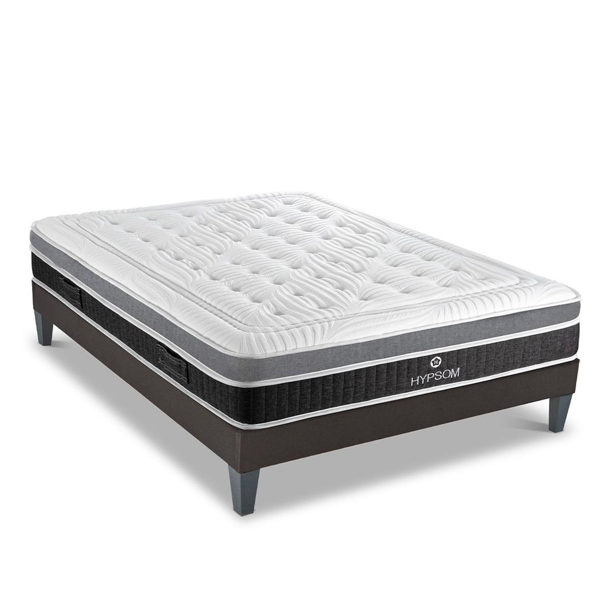 HYPSOM HYPSOM | Ensemble ELEGANCE | Matelas Mémoire de forme + Sommier Bois