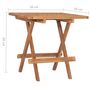 Voir la diapositive 6 : VIDAXL Table pliable de jardin 50x50x50 cm Bois de teck solide
