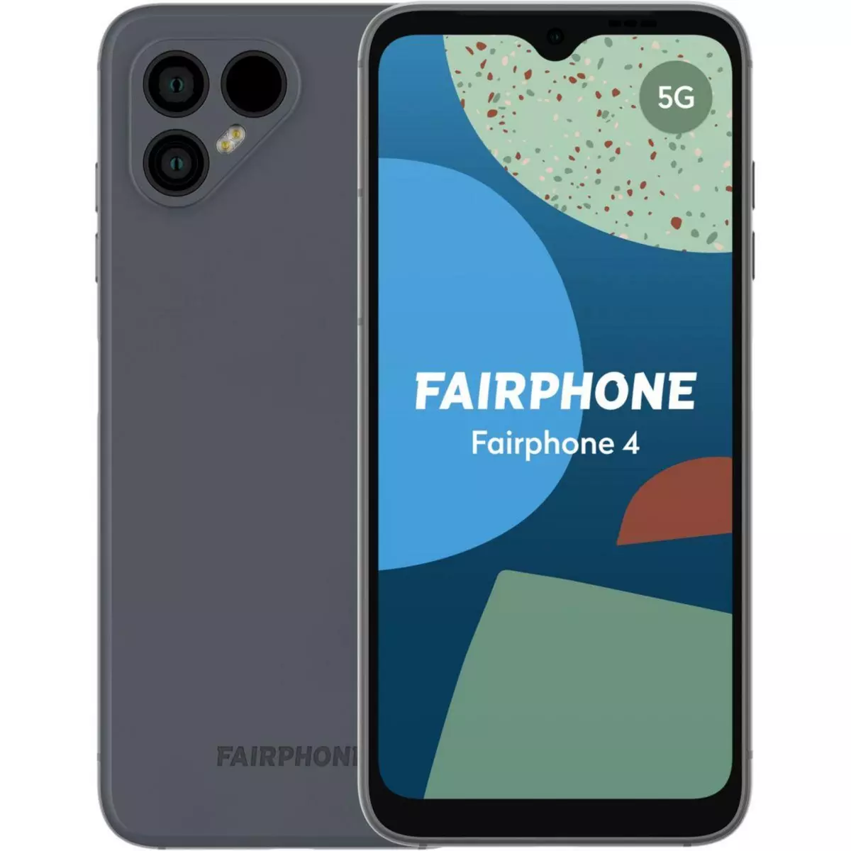 FAIRPHONE Smartphone 4 Gris 128 Go