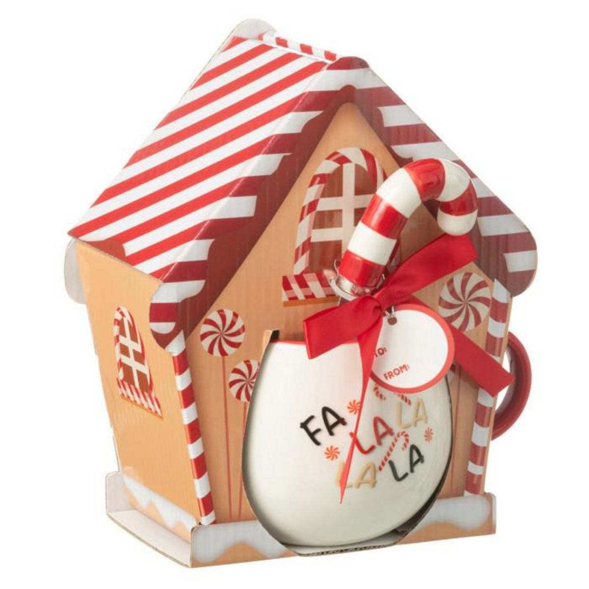 Paris Prix Tasse Avec Cuillère  Fa La La La La  20cm Multicolore