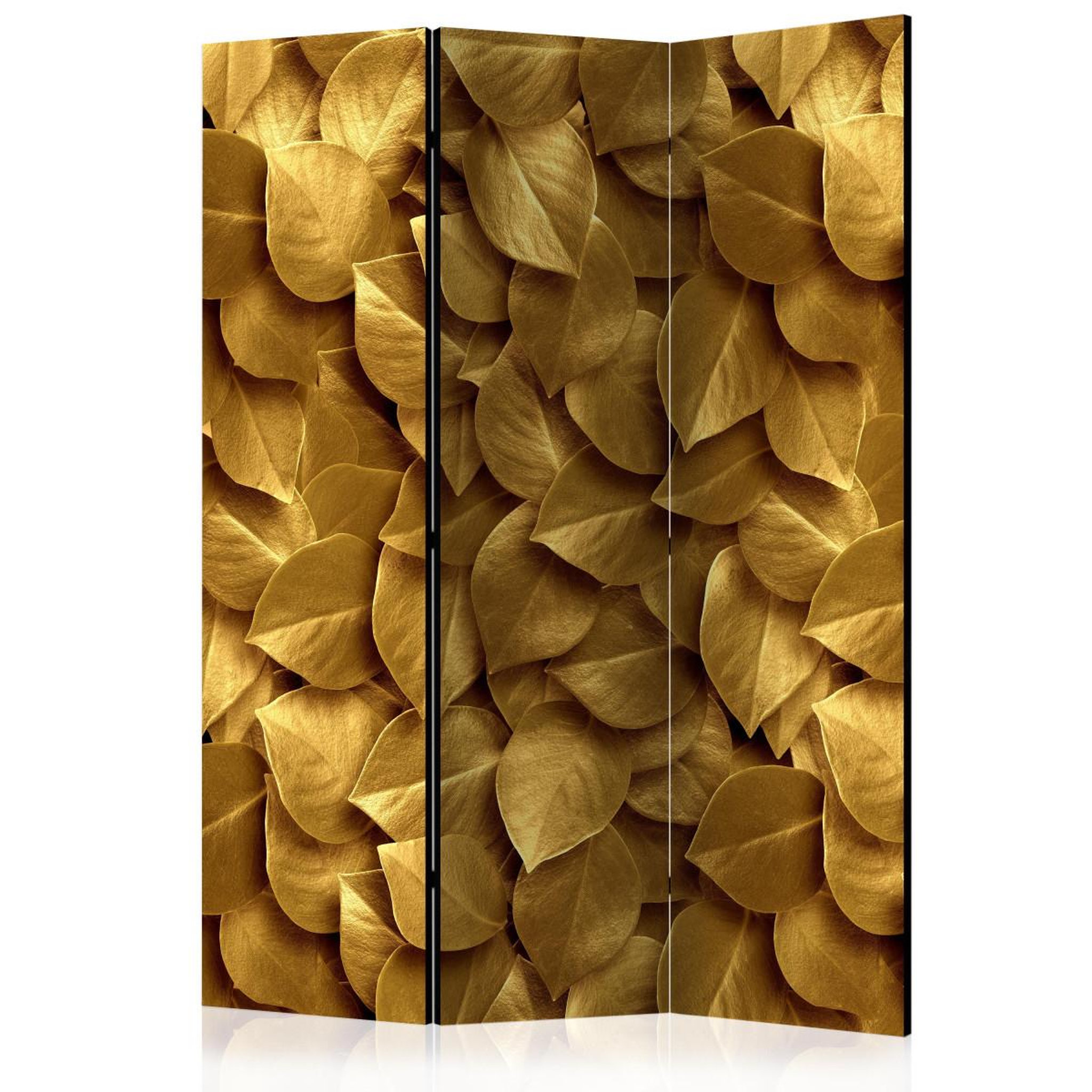 Paris Prix Paravent 3 volets  golden leaves  135x172cm