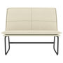 Voir la diapositive 3 : VIDAXL Banc Creme 100x75x76 cm Similicuir