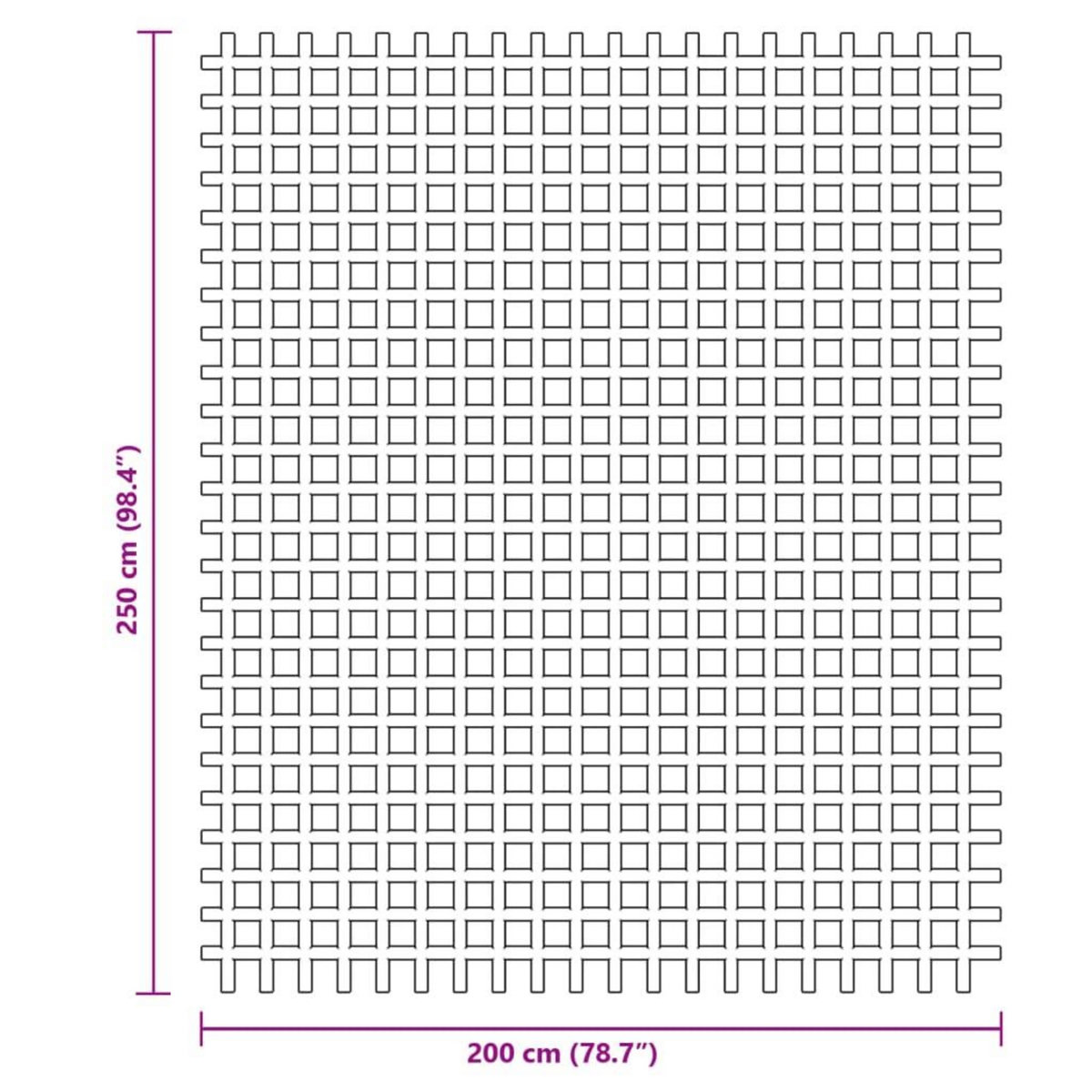 VIDAXL Tapis de tente vert 2,5x2 m