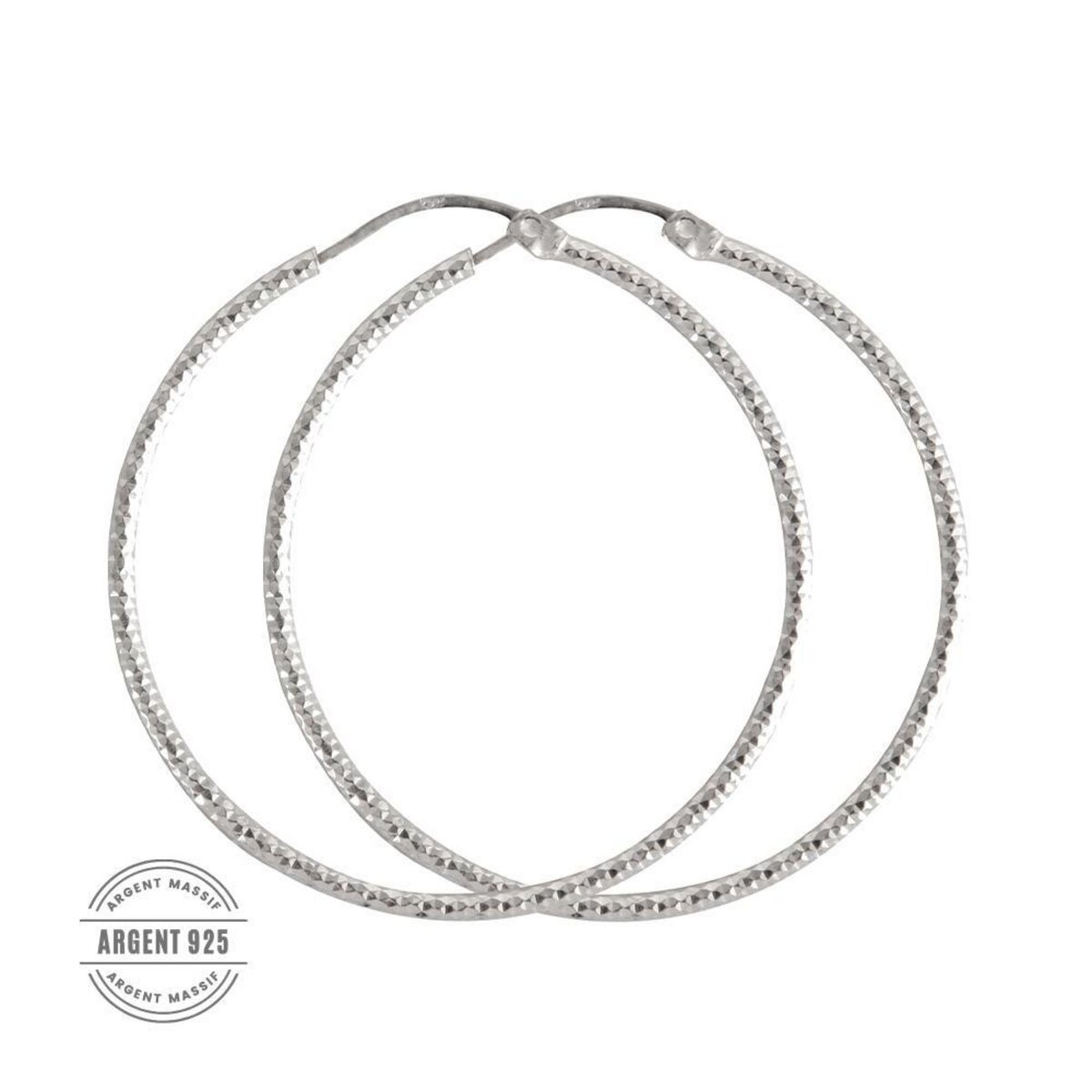 CLIO BLUE Boucles D'oreilles Créoles é Clio Blue ORDIAM240