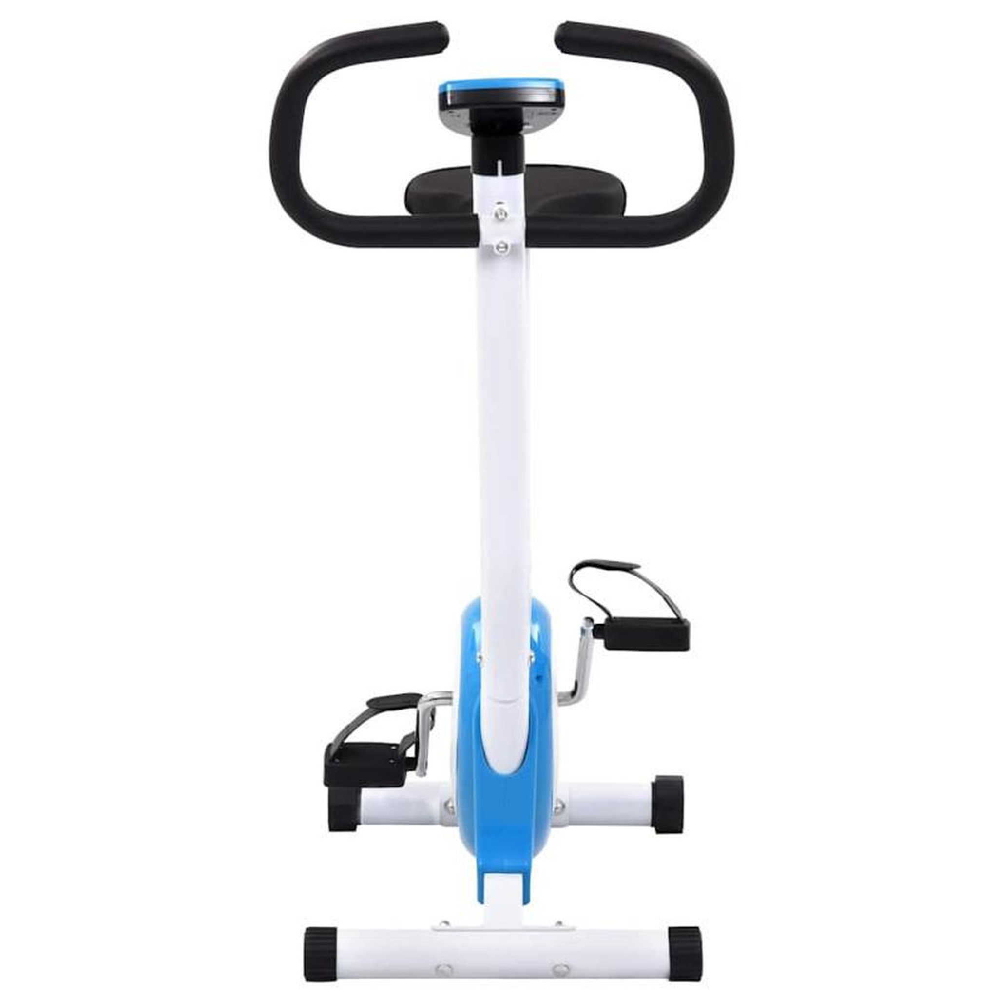 Voir la diapositive 4 : VIDAXL Vélo d appartement avec résistance à courroie Bleu