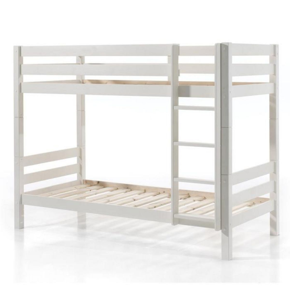 Paris Prix Pack - Lit Superposé Enfant & Tiroir  Pino  Blanc