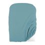 Voir la diapositive 3 : DOMIVA DOMIVA Lot 2 Housses matelas a langer - Eponge polycoton - oeko-Tex - Blanc/Nile - 50 x 75 cm