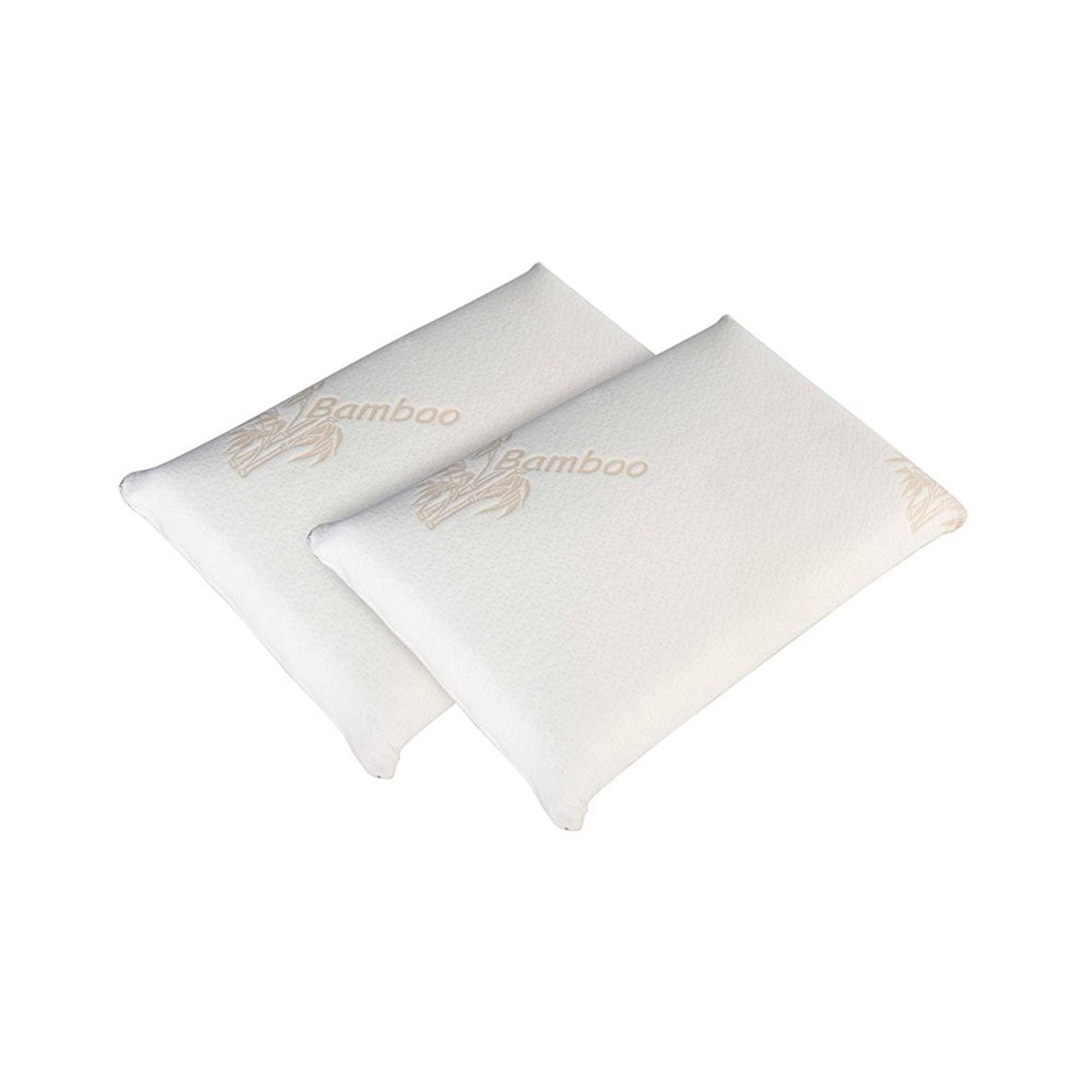 OLYMPE LITERIE OLYMPE LITERIE | Lot de 2 oreillers BAMBOO | Mousse avec mémoire de forme