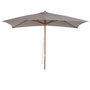 Voir la diapositive 1 : OUTSUNNY Parasol droit rectangulaire de jardin grande taille dim. 3L x 2l x 2,5H m gris