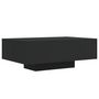 Voir la diapositive 3 : VIDAXL Table basse avec lumières LED noir 85x55x31 cm