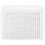 Voir la diapositive 2 : VIDAXL Table d'appoint Blanc 54x54x36,5 cm Plastique