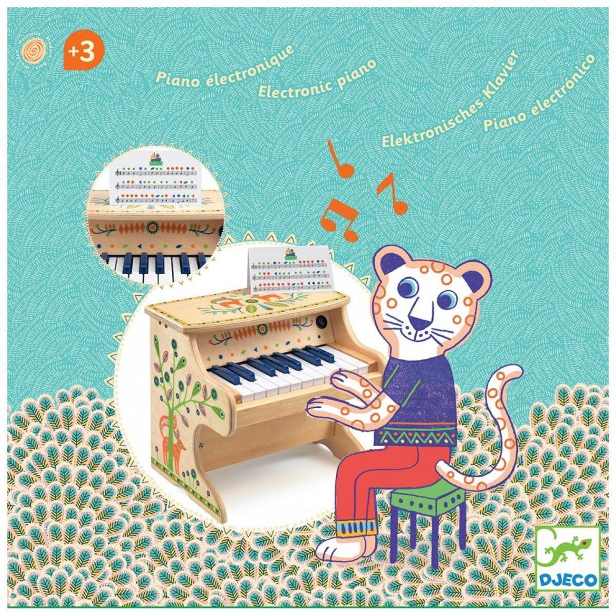 Djeco Piano electronique animambo