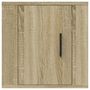 Voir la diapositive 5 : VIDAXL Meuble TV mural Chene sonoma 40x34,5x40 cm