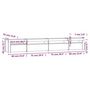 Voir la diapositive 6 : VIDAXL Meuble TV avec lumieres LED Sonoma gris 270x35x40 cm