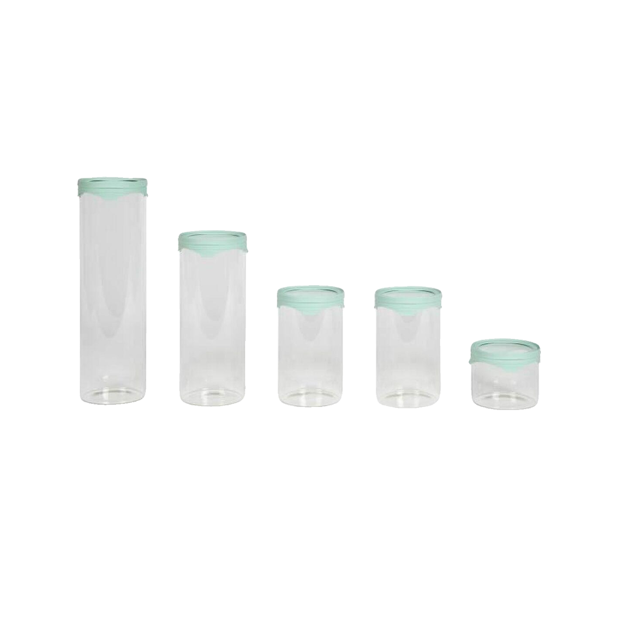 LIVOO Bocaux de conservation Livoo 450 ml à 2 L en verre borosilicate