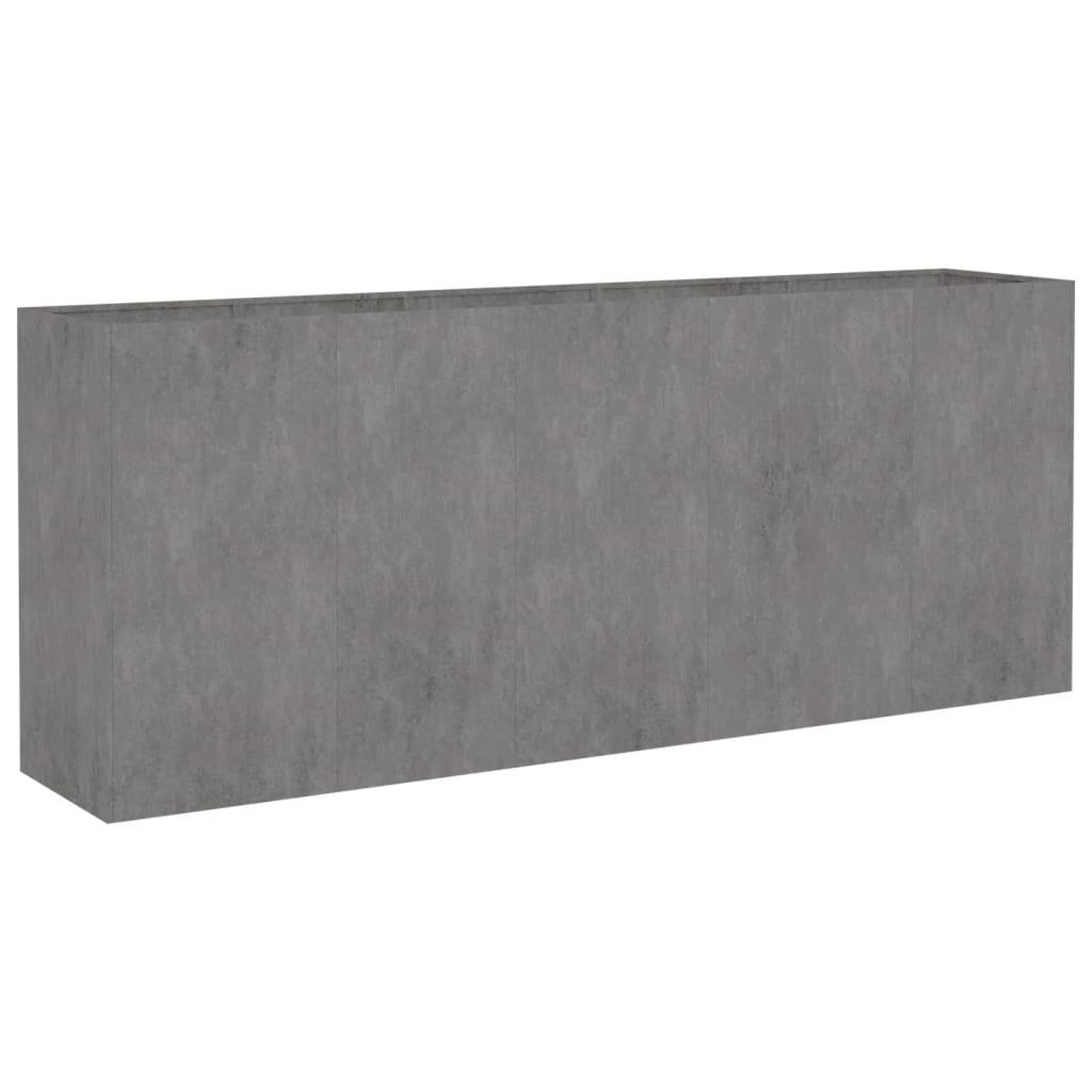 Voir la diapositive 3 : VIDAXL Lit sureleve de jardin 200x40x80 cm acier corten