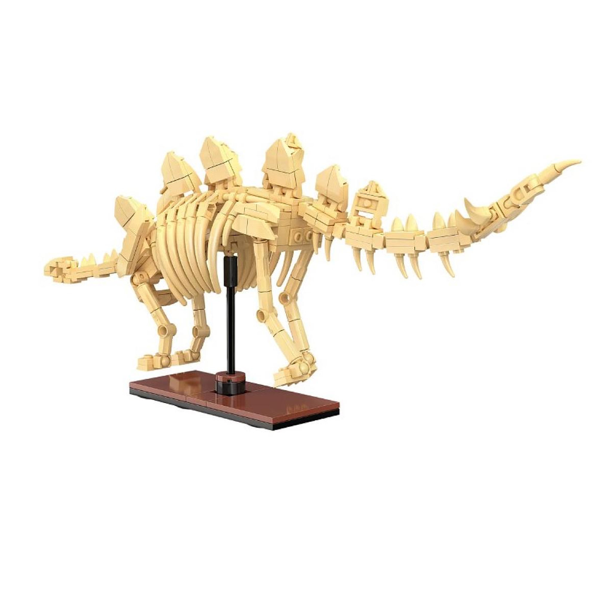 Voir la diapositive 2 : Jamara CaDA Fossile dinosaure Stégosaure Bricks