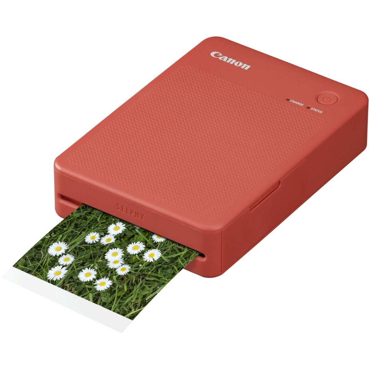 Canon Imprimante photo portable SELPHY QX20 Rouge Terracotta