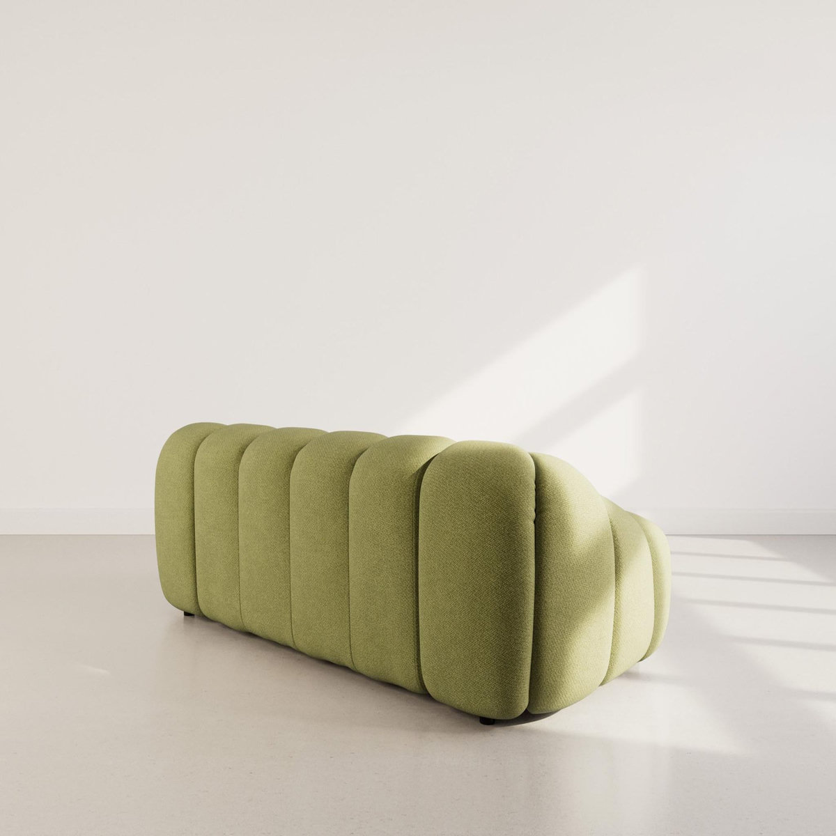 LISA DESIGN Ava - canapé 3 places en velours texturé