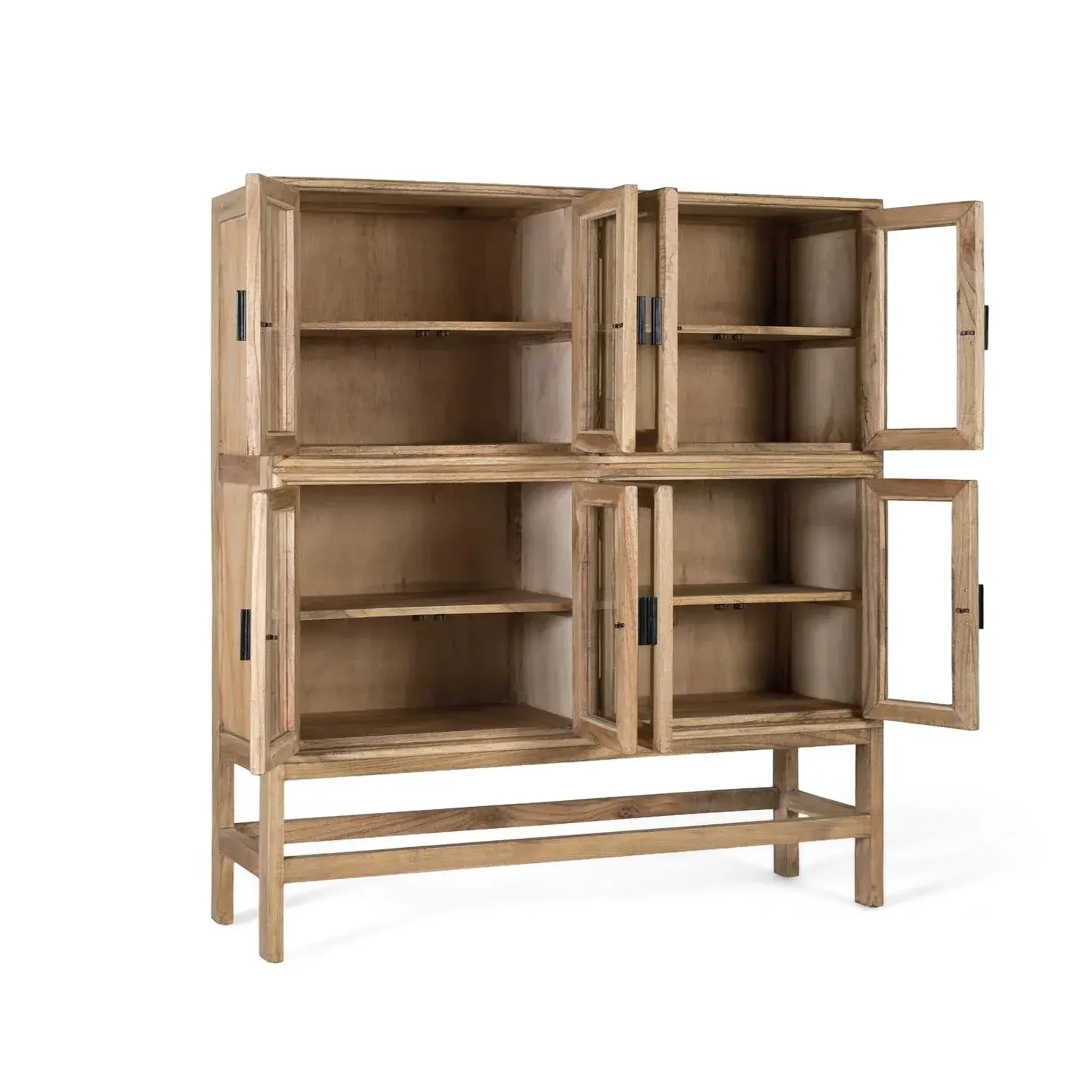 Voir la diapositive 4 : GINER Y COLOMER SL Vitrine en bois de mindi 120 cm style contemporain - scandinave