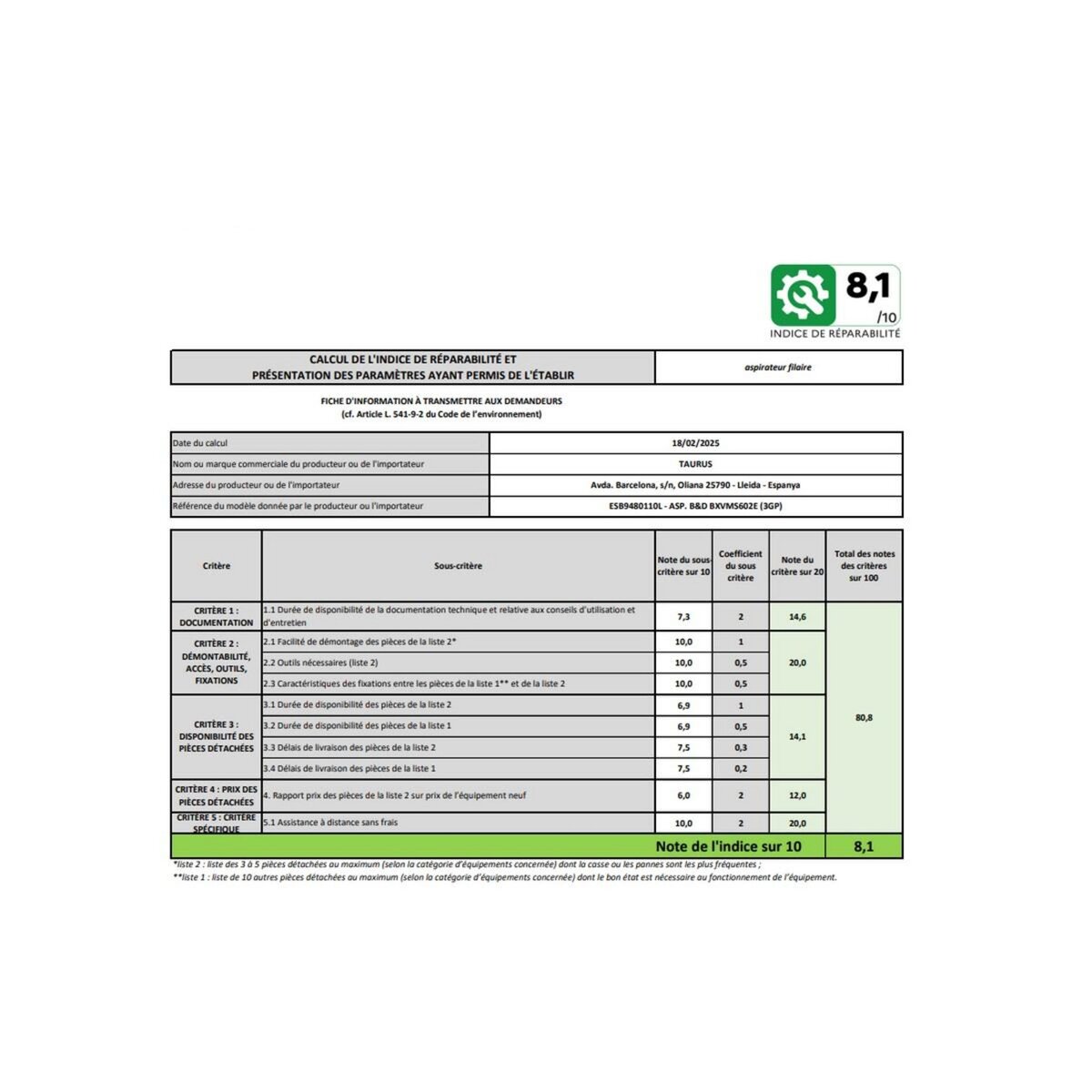 Black et Decker Aspirateur balai filaire 600w noir - BXVMS602E