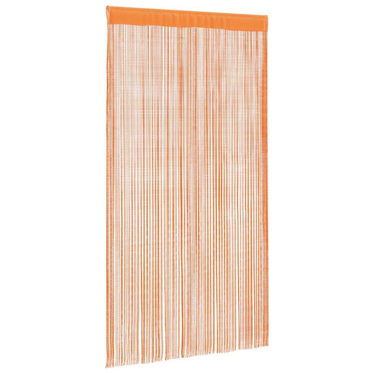 VIDAXL Rideau en fils 2 pcs 140 x 250 cm orange