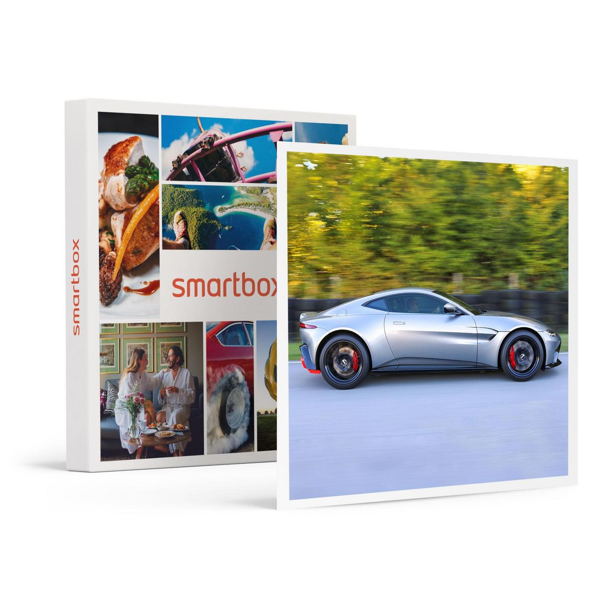 Smartbox Stage de pilotage : 2 tours sur le circuit de Lohéac en Aston Martin V8 Vantage - Coffret Cadeau Sport & Aventure